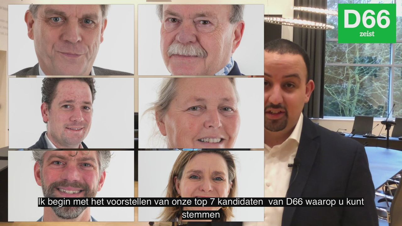 Zendtijd voor Politieke Partijen Zeist: D66